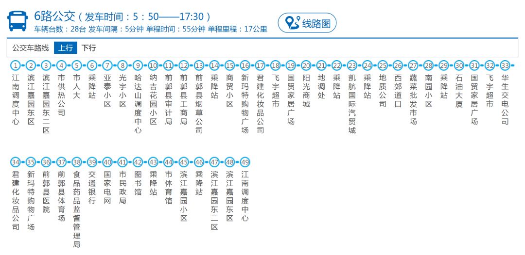 松原市民 最新最全公交线路图,快收藏!