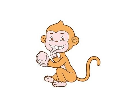 两只猴子抱桃子猜成语_猴子抱桃子图片大全