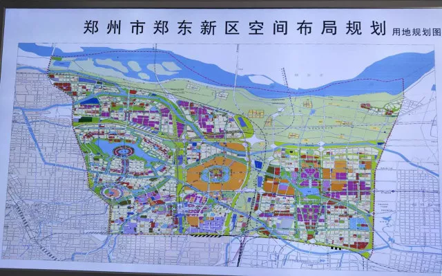 郑东新区白沙规划图图片