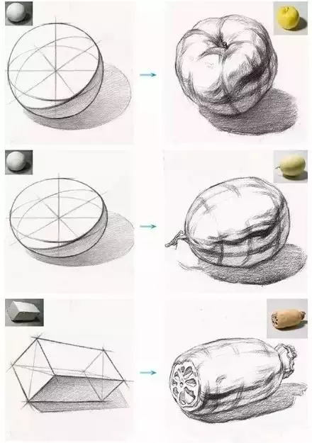 静物素描从静物结构开始,清明小长假欢迎来试学