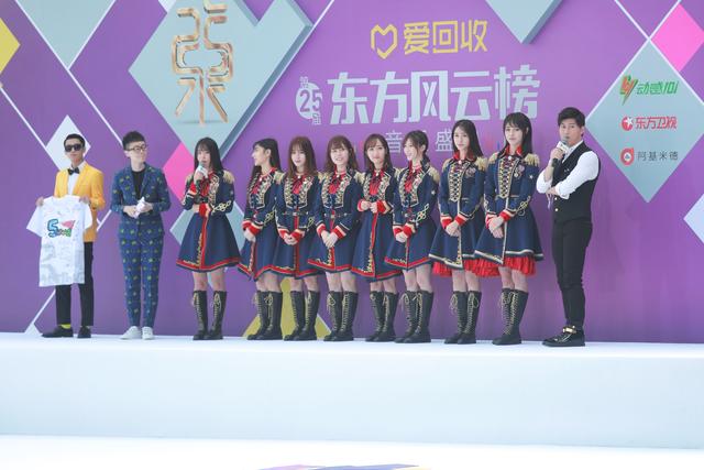 snh48携姐弟团亮相东方风云榜音乐盛典,超高颜值引人瞩目