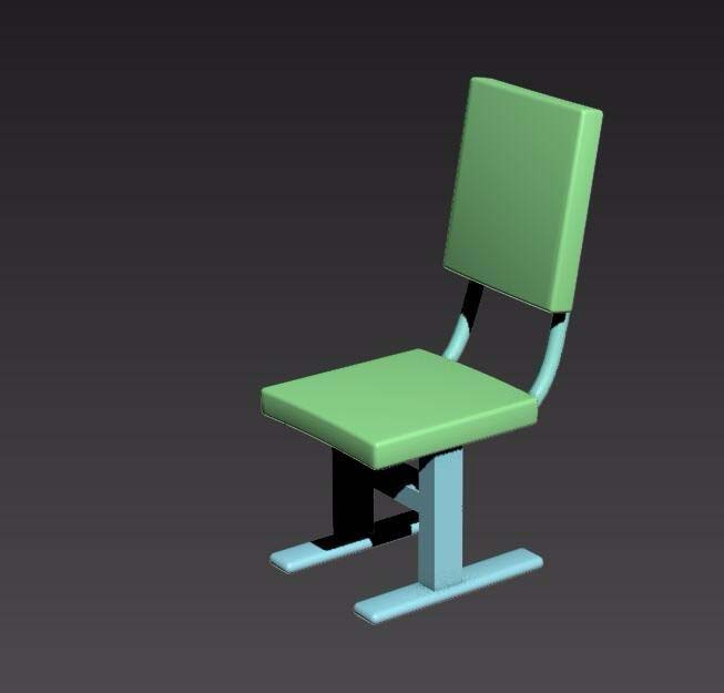 3ds Max怎么制作一把学生椅模型