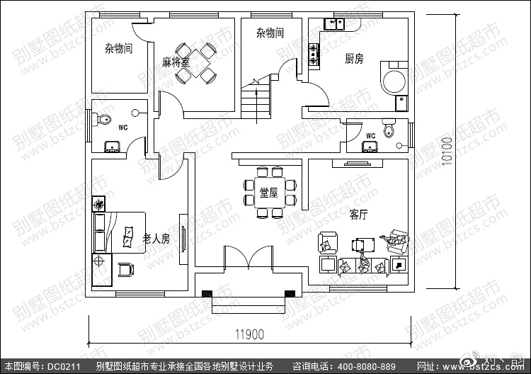 自建房设计_经典三层带露台复式楼自建房设计效果图