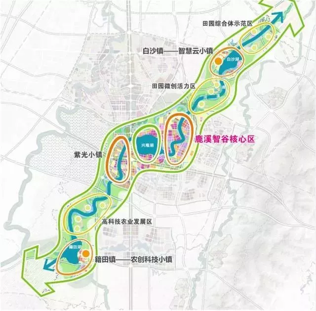 总投资515亿的鹿溪智谷已开工建设