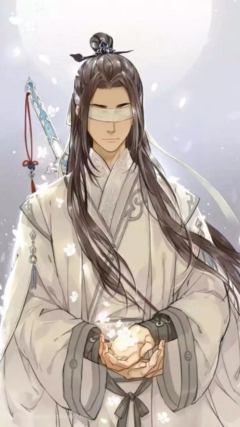 动漫壁纸魔道祖师忘羡一曲远曲终人不散