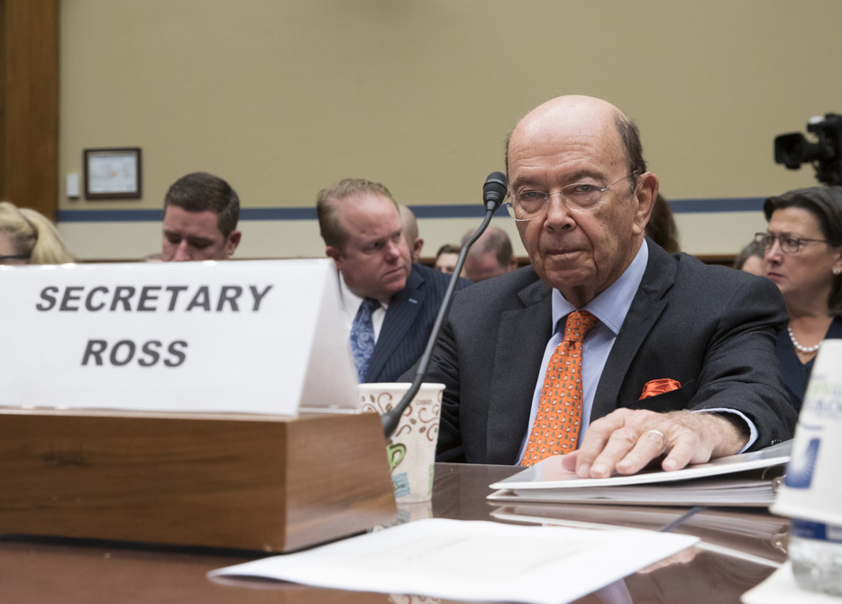 美国商务部部长威尔伯·罗斯(wilbur ross).图源:东方ic