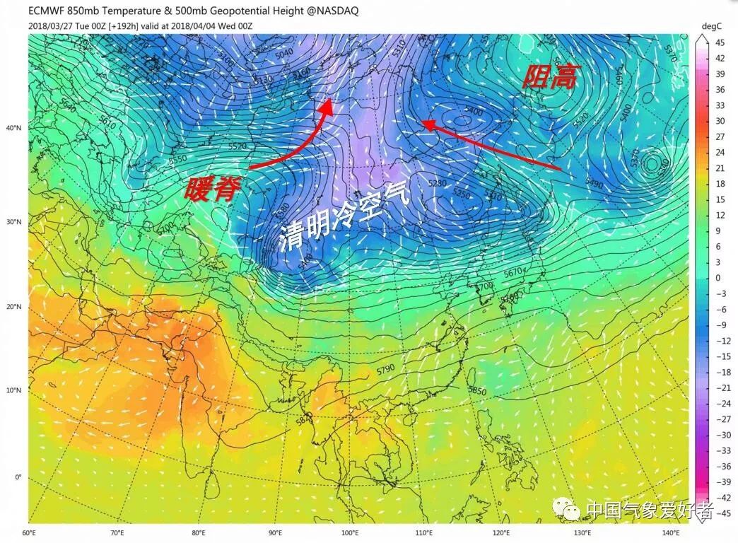 带的抖动达到顶峰,有可能形成"倒Ω型,逼迫西伯利亚冷空气深度南下