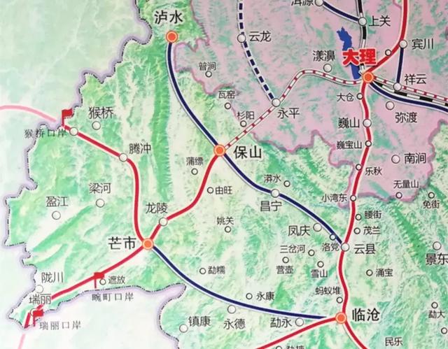 大理将新建多条高速公路铁路