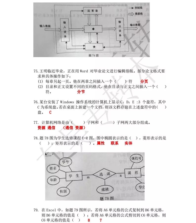 专升本计算机考什么