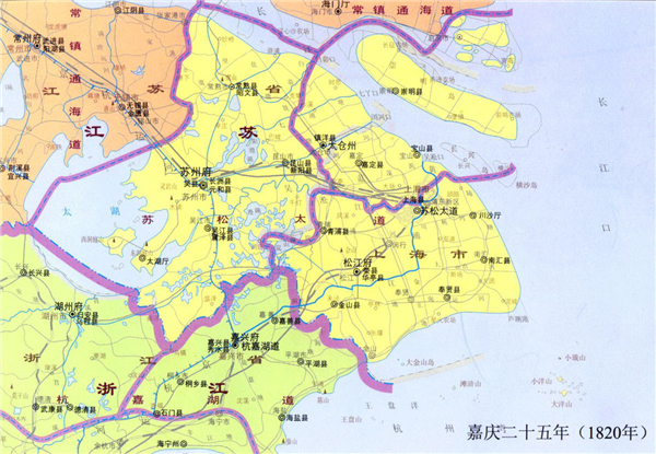 清代上海行政区划