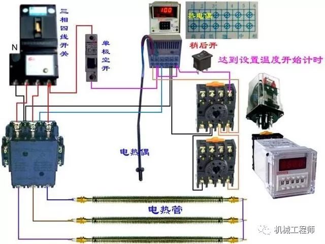 一百多种电路接线图,开关,断路器,电机,电表,非常值得