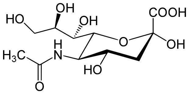 唾液酸又称燕窝酸,因为燕窝中的唾液酸含量高达7~12.