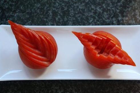 西红柿怎么切不流汁,西红柿怎么切好看图解
