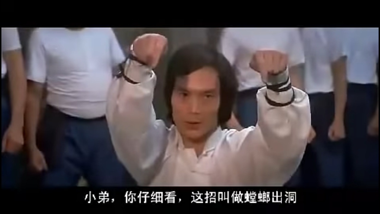 图片截取自电影《蛇形刁手》象形拳之本质心意拳,形意拳,虎鹤双形