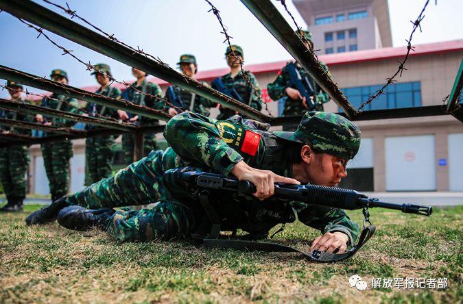 特战女兵军营悄绽放 !他们和男兵一样在训练场上摸爬滚打