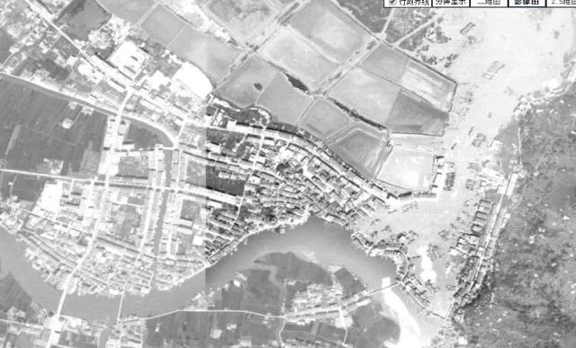 17年前,苍南各乡镇的卫星地图是这样的