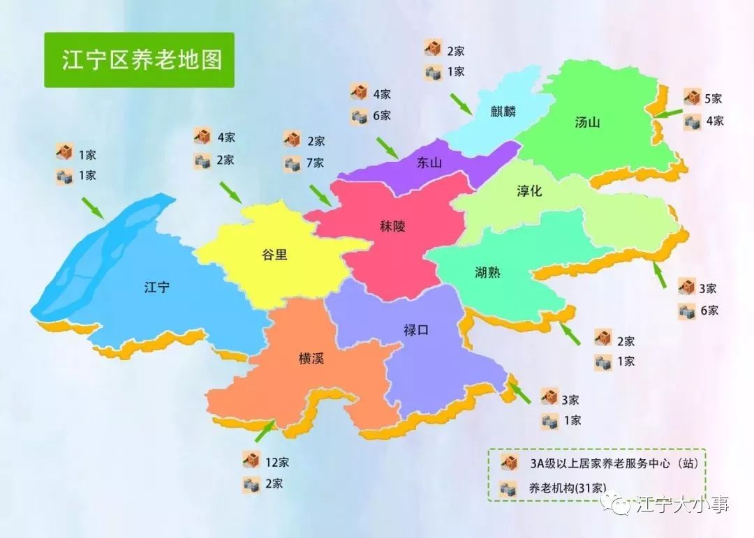 江宁"养老地图"出炉!禄口,东山,谷里,汤山