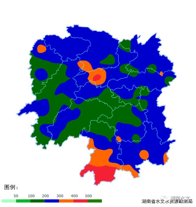 入汛第一份雨水情图文来啦