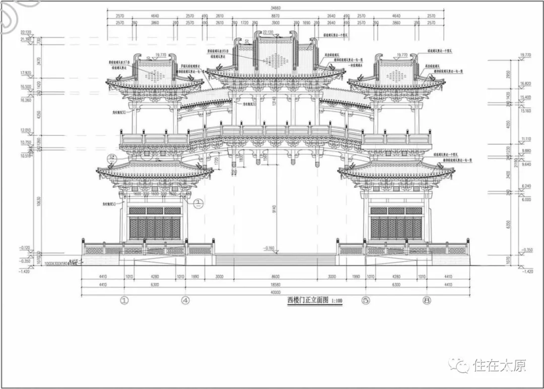 迎泽公园西门门楼规划公示 公园二期建设火热预计五一