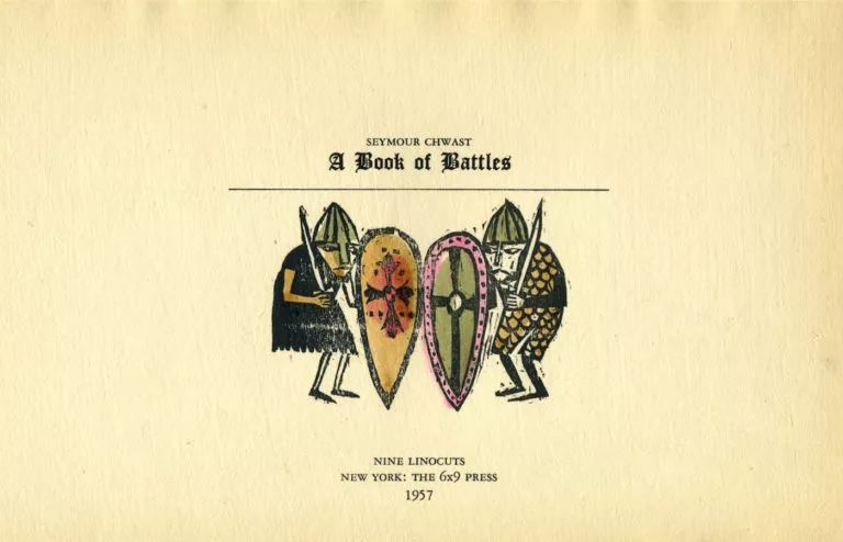 切瓦斯特出版了他的第一本反战书籍《the book of battles》,他的设计