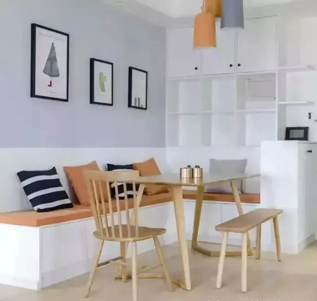 小户型的家具设计救星,看看卡座式餐厅设计!
