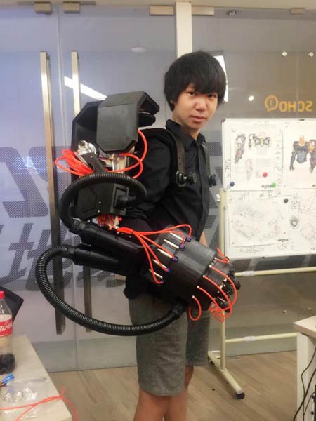 “钢铁侠”王潮：做外骨骼机器人帮快递小哥省腰力插图