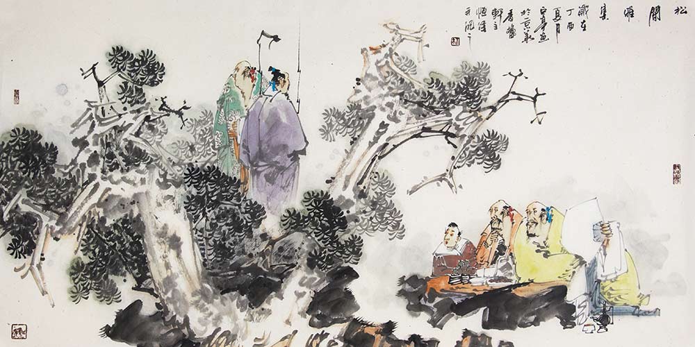 中美协会员王巨亭人物画有较强的艺术感染力