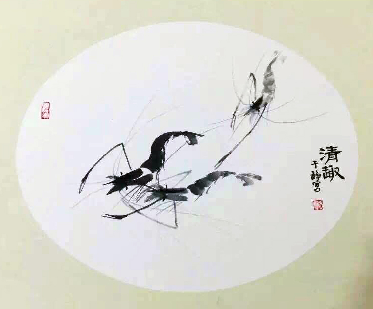 画家于静老师锦鲤作品欣赏