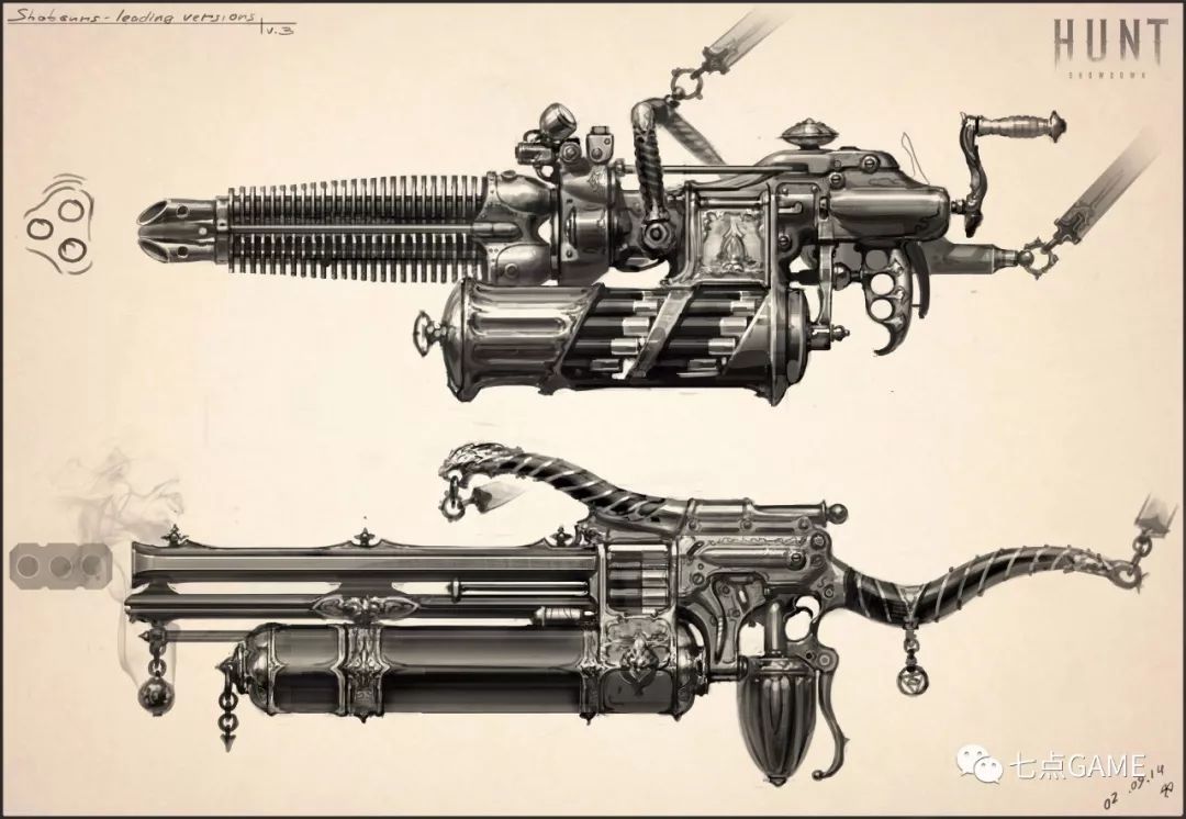 枪械设定 | 拳头概念设计师timur mutsaev作品分享-7.