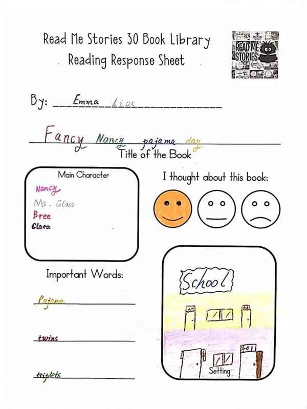 莫外小学:your reading response matters !