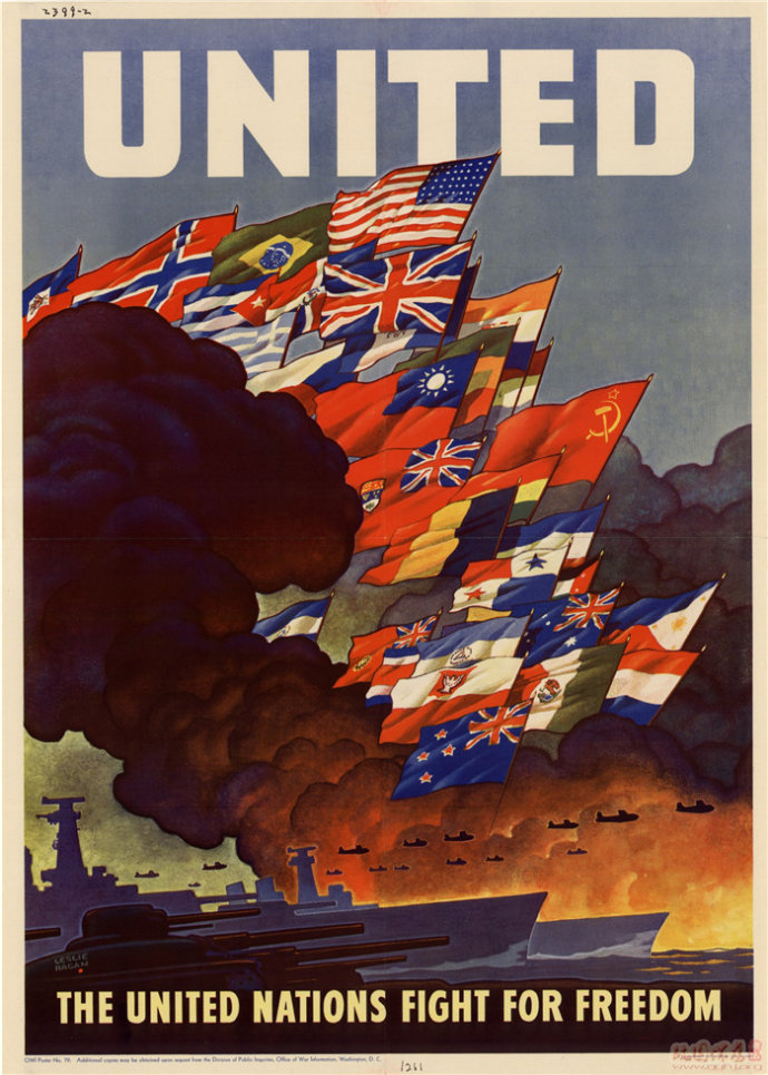 为自由而战!二战美国援助中国抗战的海报