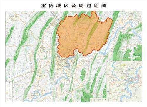 扩城!从五张地图来看重庆主城区近百年的拓展轨迹