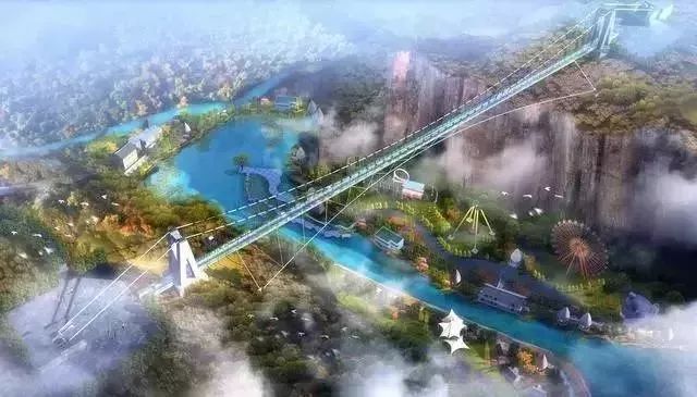 但是今天要告诉各位 而广东最长的3d特效玻璃桥 竟.竟.竟然"碎"了!图片
