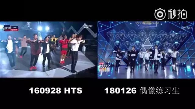 左图为got7金有谦《hit thestage》编舞