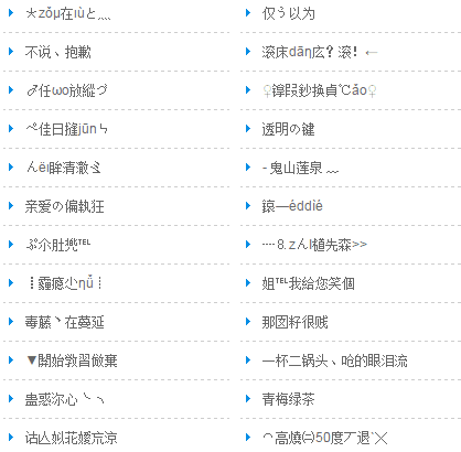 反正位数越小越酷炫 取一个吊炸天的网名