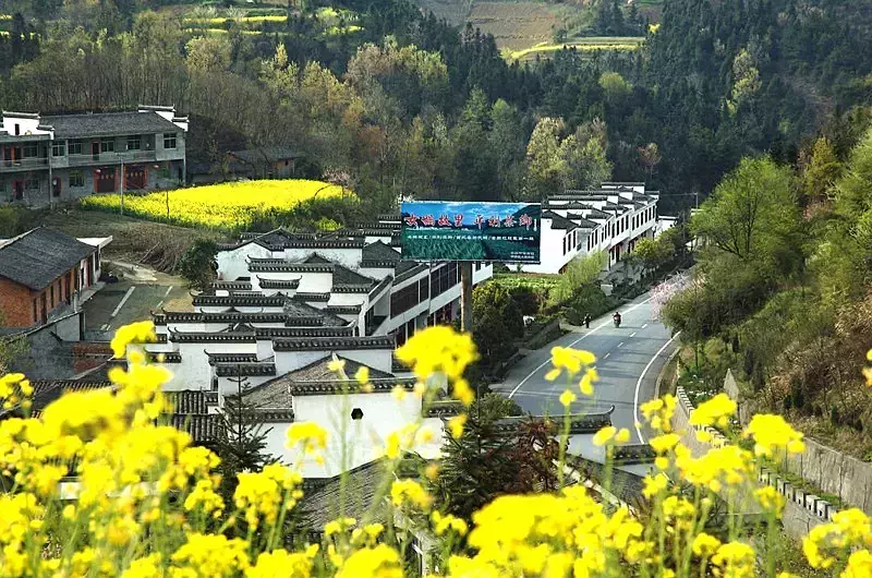 目的地 去哪儿? destination 最美乡村安康平利龙头村 每