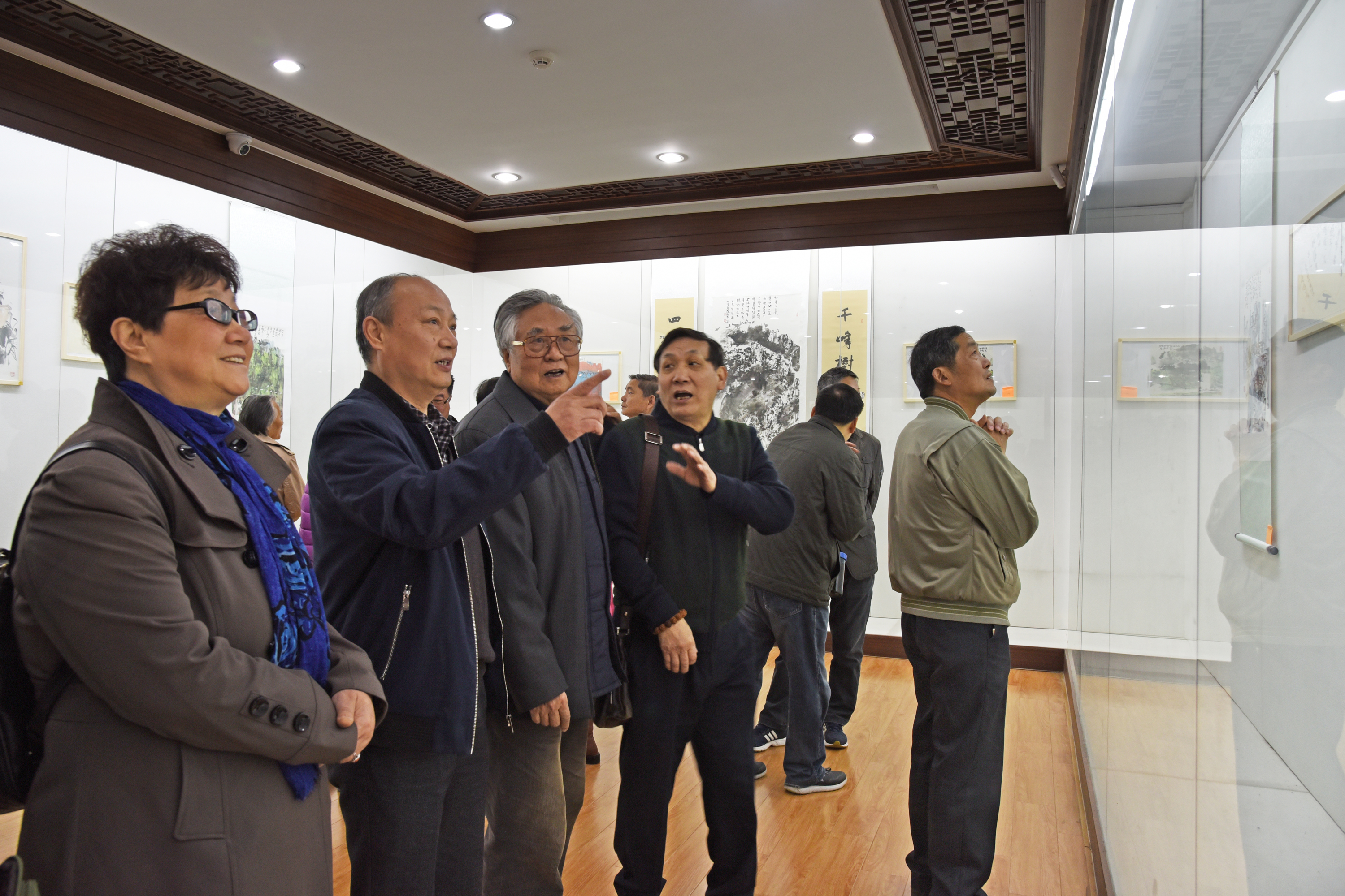 天籁自鸣 性静情逸│唐根生书画小品展在安庆市懒悟艺术馆举行