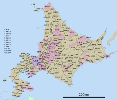 北海道地图