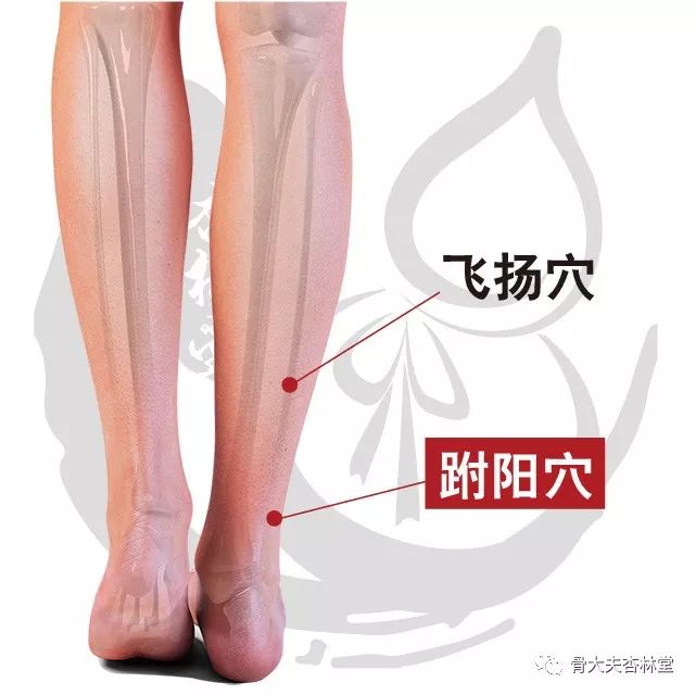 【位置】在小腿后面,昆仑穴直上3寸,腓骨与跟腱之间.