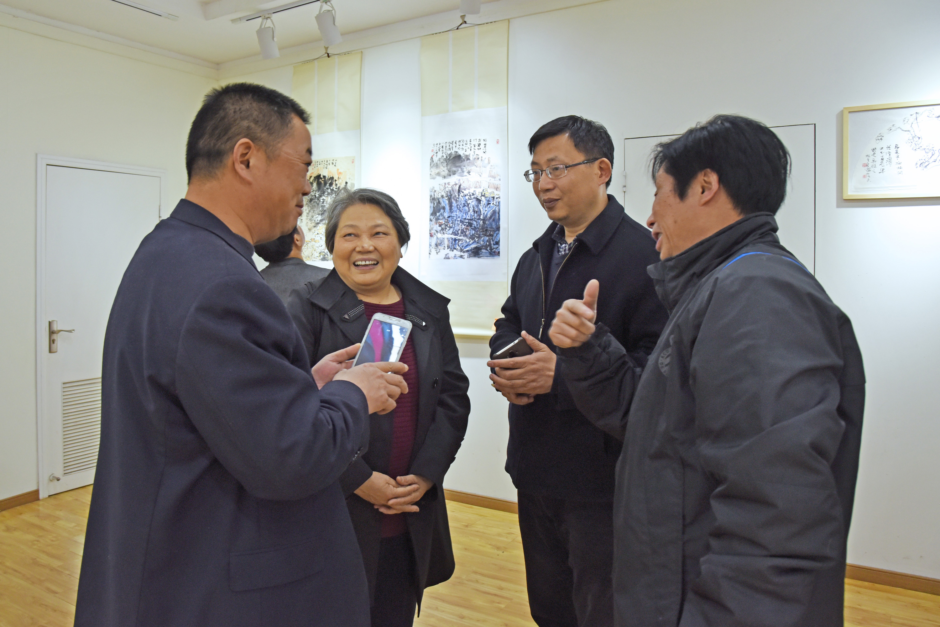 天籁自鸣性静情逸│唐根生书画小品展在安庆市懒悟艺术馆举行