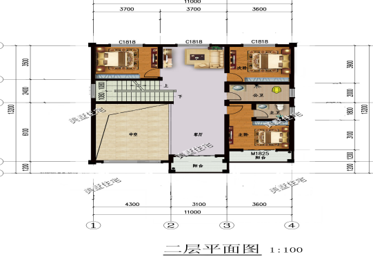 建筑面积超300平米的农村自建房,大面积还省钱