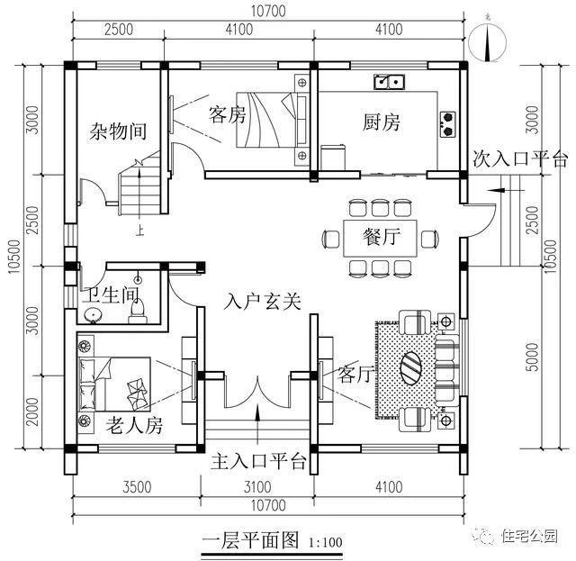 10x11米农村建房图片_南通好房网户型图大全