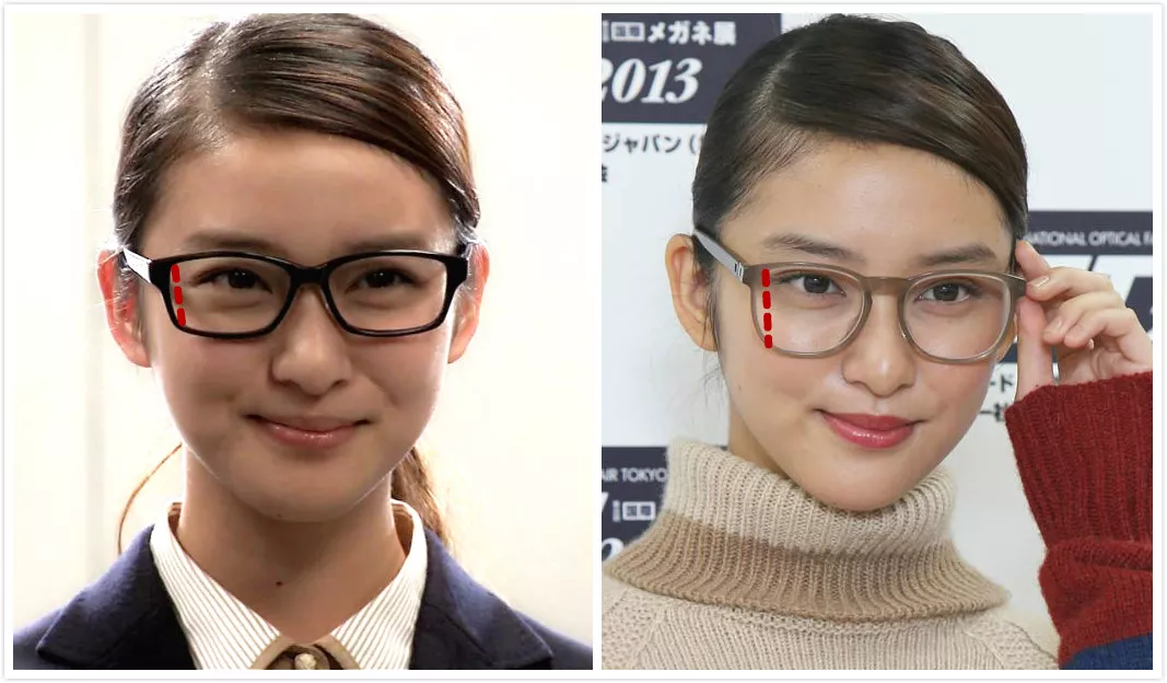 选对一副眼镜,刘涛的高颧骨就不见了!