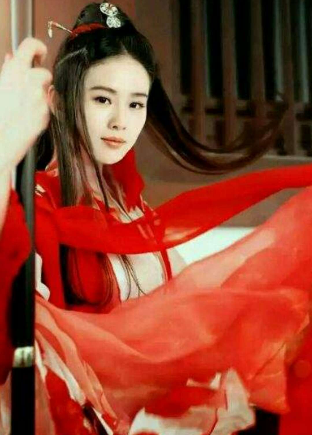 九大古装红衣女神:刘诗诗,热巴上榜,刘亦菲第二,第一太漂亮!