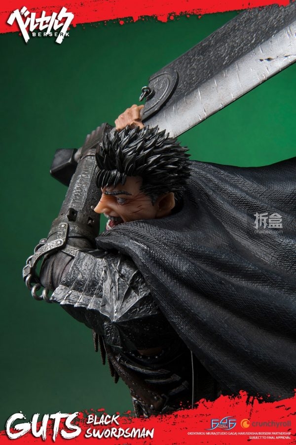 first 4 figures《剑风传奇烙印战士》格斯-黑色剑士guts black