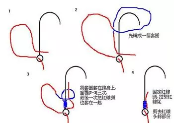 绑鱼钩的几种方法,你看上那种呢?