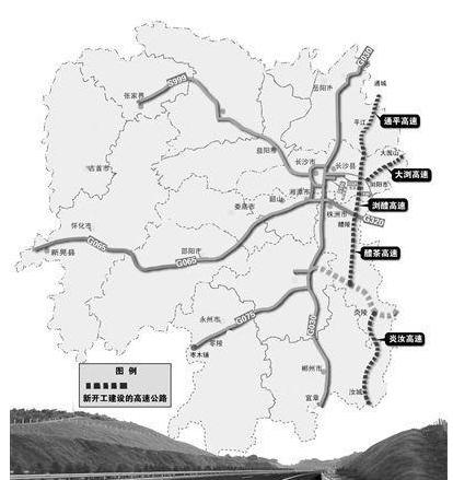 武深高速湖南段全线通车,覆盖11县市,有你家乡