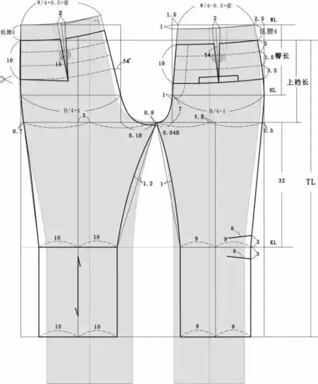 内衣结构制图_女衬衫款式图结构制图(2)