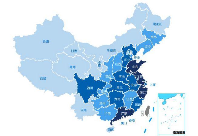 华中 华东两区域经济总量占比_区域公用品牌占比图片(3)