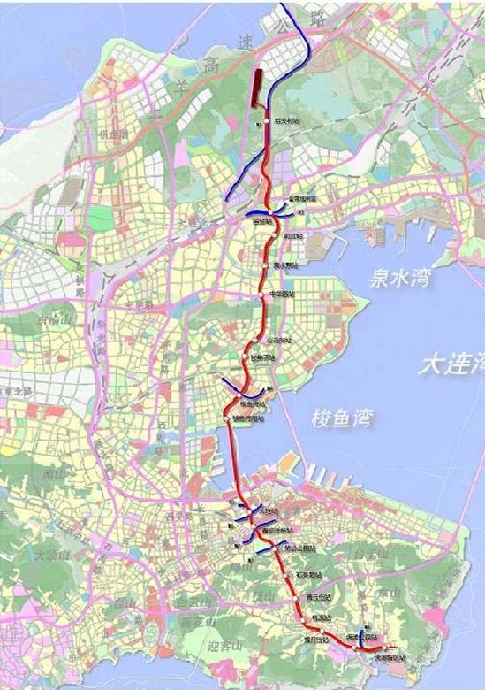 昆明街257号,259号,269号,271号,273号,277号(详见大连地铁5号线中山